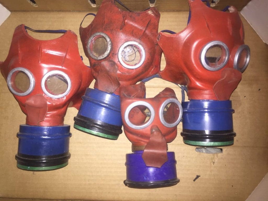 mickey mouse gas mask sun rubber