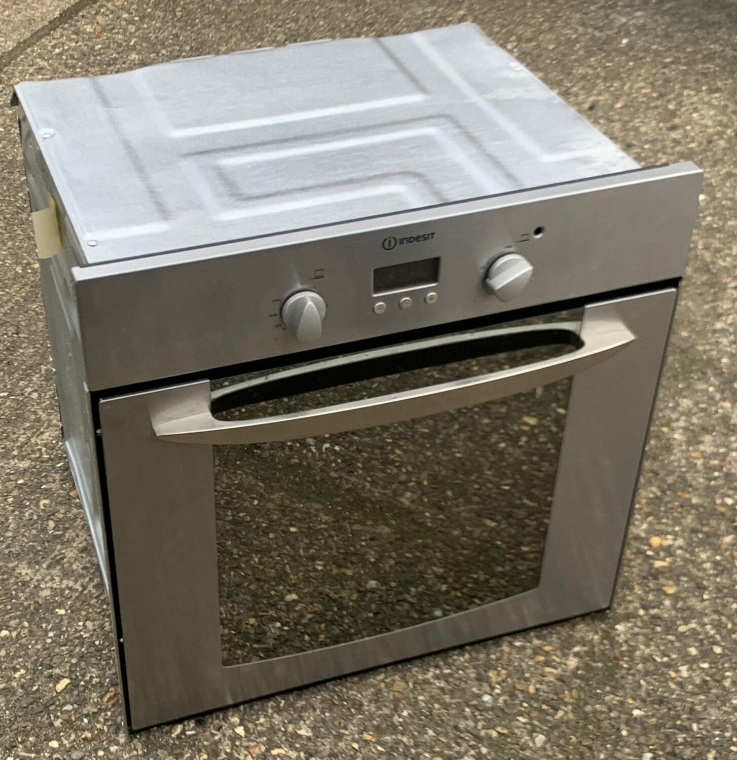 INDESIT Silver Oven Cooker Grill Door Steel Handle Cut To Size Tea Towel Rail 